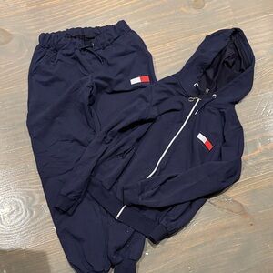 Tommy Hilfiger Navy Hoodie and Joggers Set